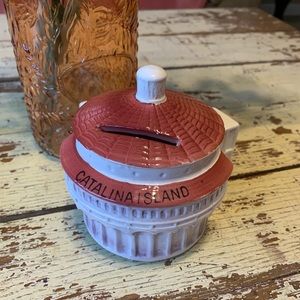 Vintage 1960’s Catalina Island Casino Souvenir Still Piggy Bank